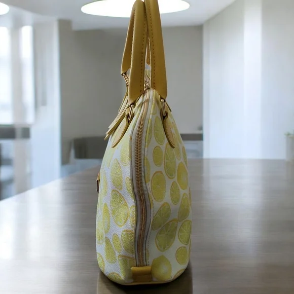 Dooney & Bourke Lemon Print Zip Satchel - Picture 5 of 16